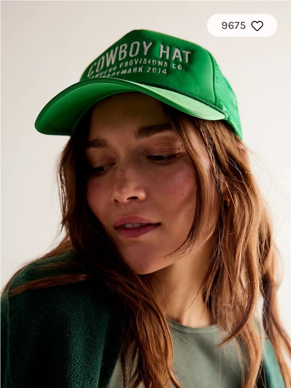 The Sendero Provisions Co. Cowboy Baseball Hat for Free People NWT